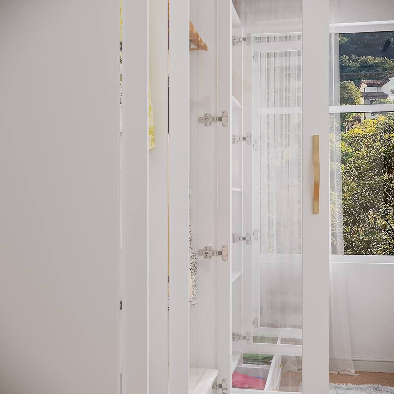 Chic Modular Closet System Wardrobe Units Armoires Home Organization