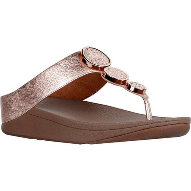 FitFlop Women's Halo Thong Wedge Sandal 