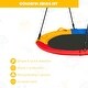 preview thumbnail 5 of 9, Costway 40'' Saucer Tree Swing Outdoor Round Platform Swing w/ Pillow - See Details