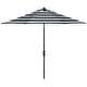 preview thumbnail 14 of 24, SAFAVIEH Iris 9ft Round Outdoor Patio Umbrella - UV Resistant with Auto Crank Tilt