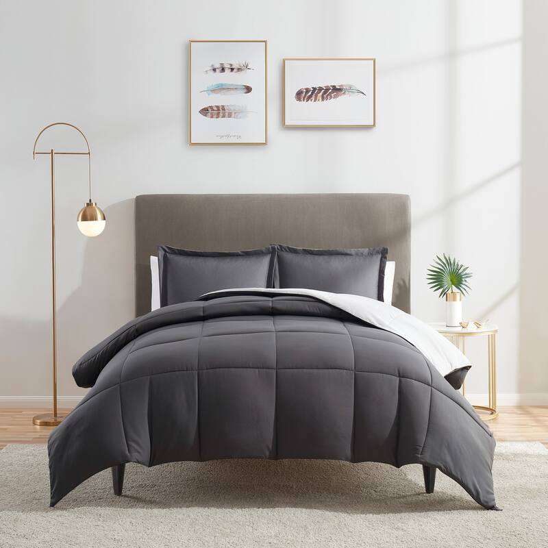 Nestl All Season Down Alternative Reversible Comforter Set