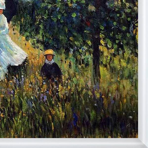 Shop Claude Monet The Promenade Near Argenteuil Hand Painted Oil