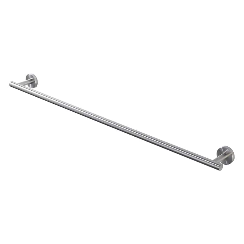 WOWOW Mutiple Length Wall Mounted Stainless Steel Towel Bar - 32 in. - Brushed Nickel