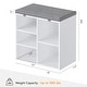 preview thumbnail 22 of 32, Shoe Storage Bench Cubby Organizer for Entryway