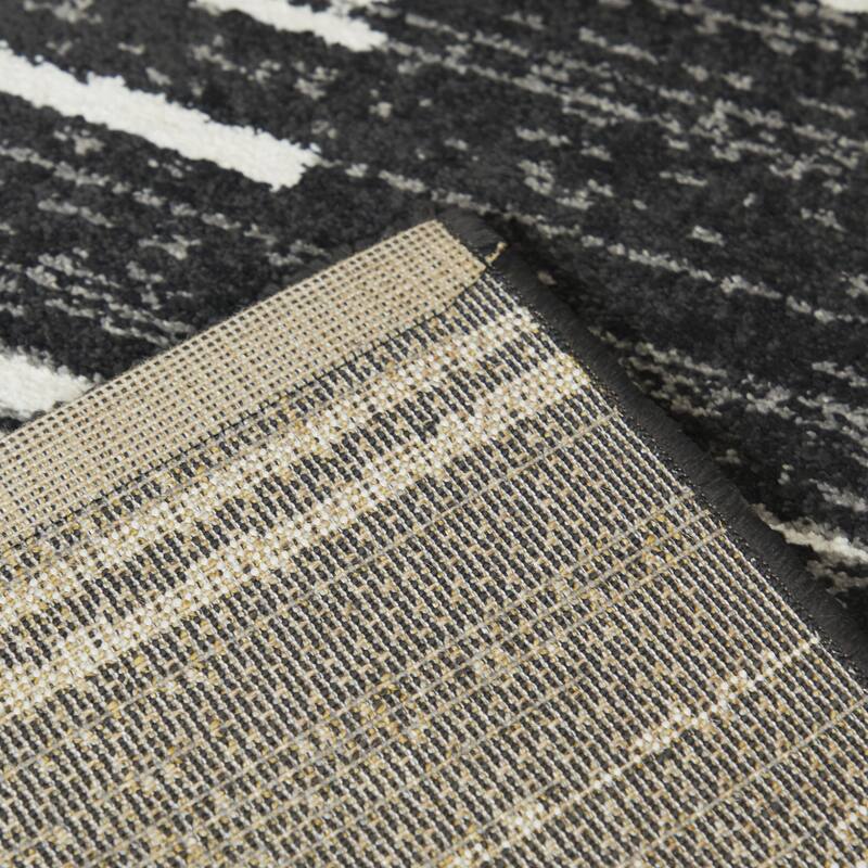 Georges Modern Striped Area Rug