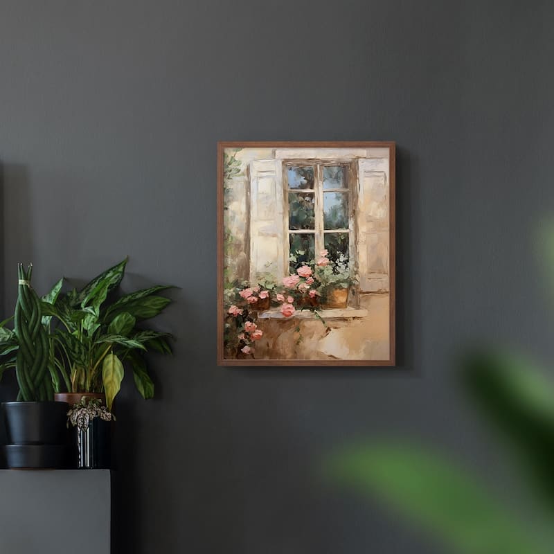 Vintage Floral Print CCXXXVI -Framed Print