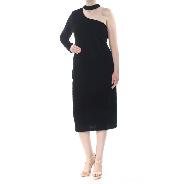 long sleeve midi evening dress