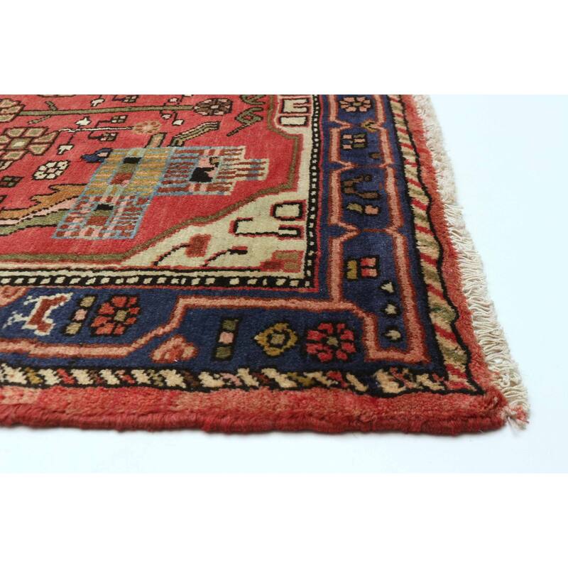 ECARPETGALLERY Hand-knotted Anadol Red Wool Rug - 3'2 x 4'9