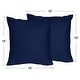 preview thumbnail 4 of 2, Sweet Jojo Designs Navy Blue Decorative Accent Throw Pillow (Set of 2)