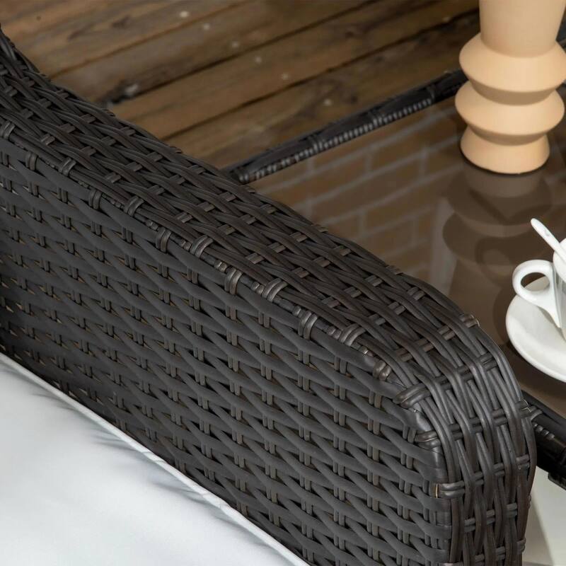 360° Rotation, Rocking Patio Bistro Set, Outdoor Porch Furniture