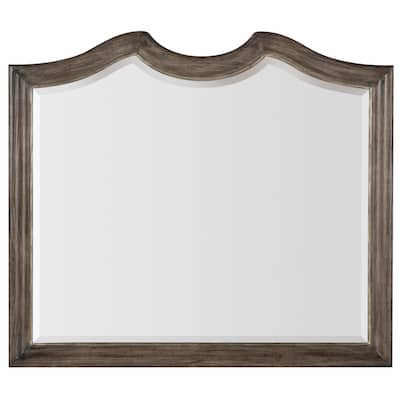 Hooker Furniture Woodlands 42" x 48" Arched Beveled Wood Framed Accent