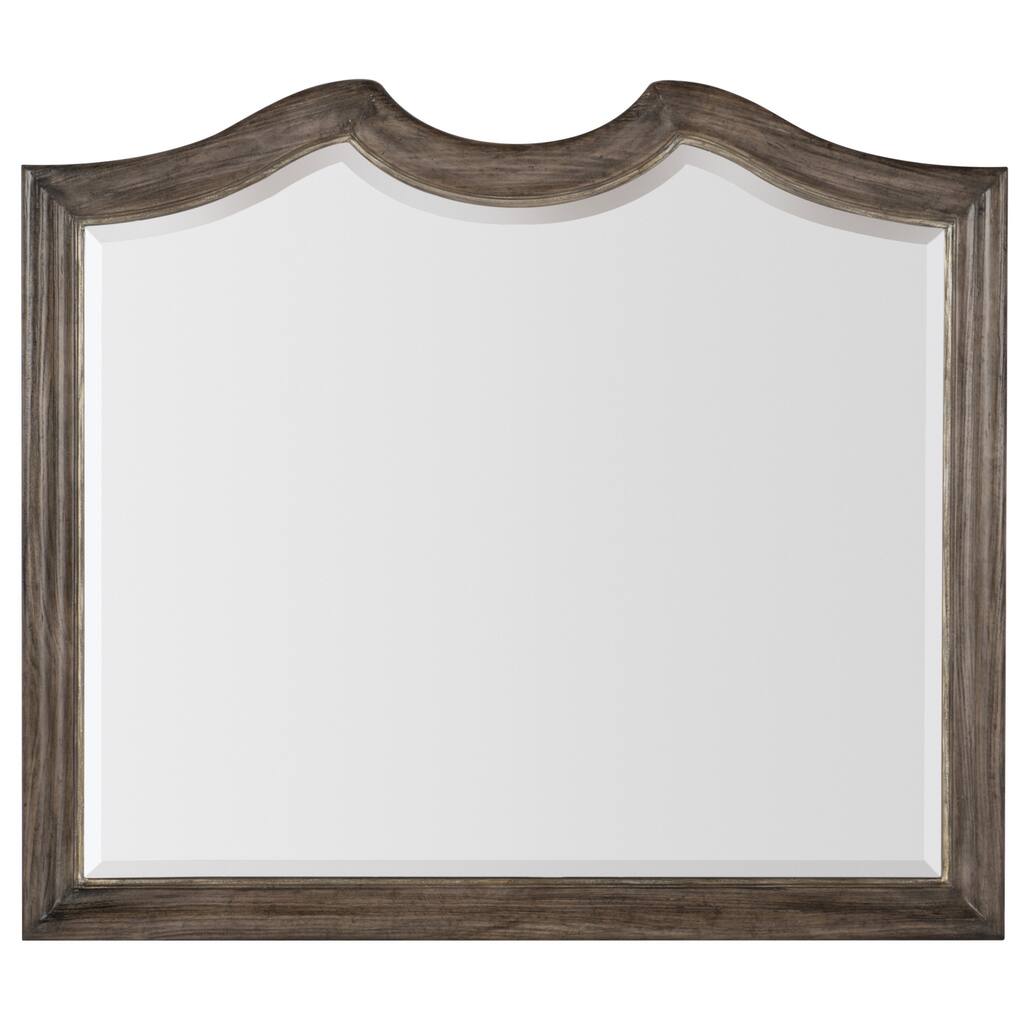Hooker Furniture Woodlands 42" x 48" Arched Beveled Wood Framed Accent