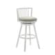 preview thumbnail 47 of 64, Harper Modern Swivel Bar Stool, Upholstered Counter Height Chair with Solid Wood Frame