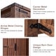preview thumbnail 28 of 26, Farmhouse Storage Cabinet, Armoire, Rustic Pantry, Versatile Storage