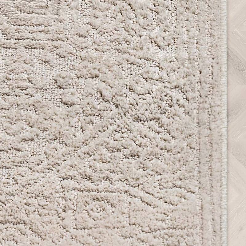 Custom Size Runner Harlow Cloud Medallion Farmhouse Soft Hallway Rug