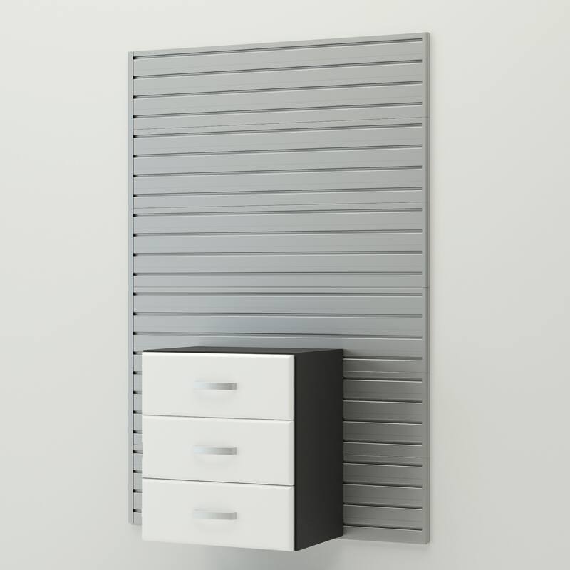 Flow Wall 24 Piece PVC Indoor Deluxe Cabinet Storage Set
