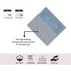 preview thumbnail 50 of 58, Classy Bathmat Collection 100% Cotton Non-Slip Bathroom Rug Set, Machine Washable Bath Rug, 5 Piece Bath Mat Set with Contour