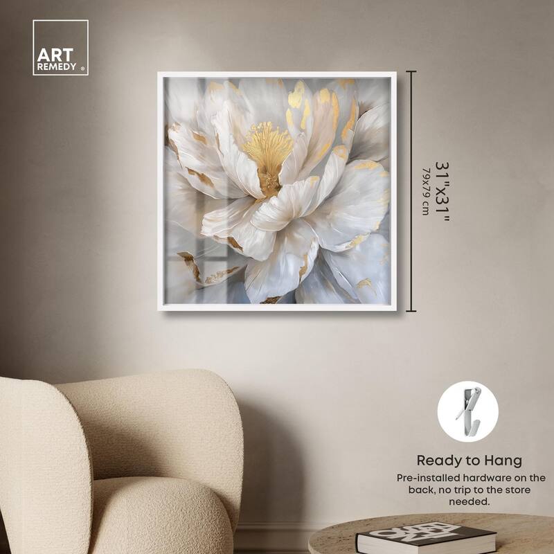 Golden Veins of Grace Shadowbox by Art Remedy