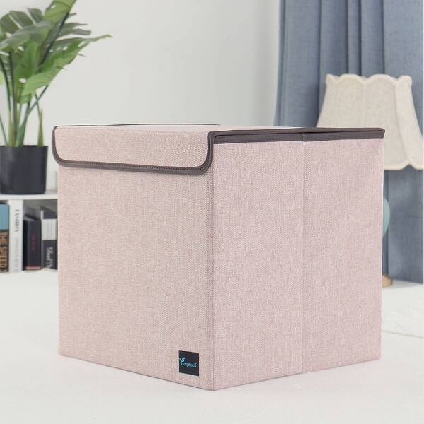 Shop Fabric Storage Bins Baskets Foldable Cloth Storage Cubes Organizers For Closet On Sale Overstock 28517496