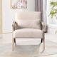 preview thumbnail 104 of 142, Aston Modern Solid wood Accent Chair for Living Room