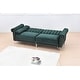 preview thumbnail 22 of 78, Legend Furniture Covertible Velvet Sofa Bed Sleeper