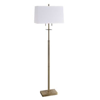 Luica Antique Brass Floor Lamp - Overstock - 31316070