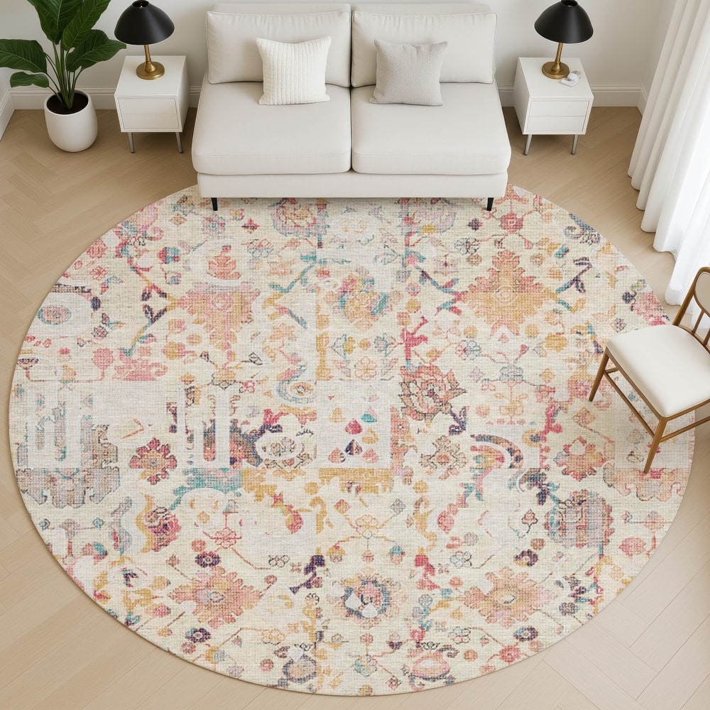 Premium Washable Super Soft Traditional Global Mayfield Rug