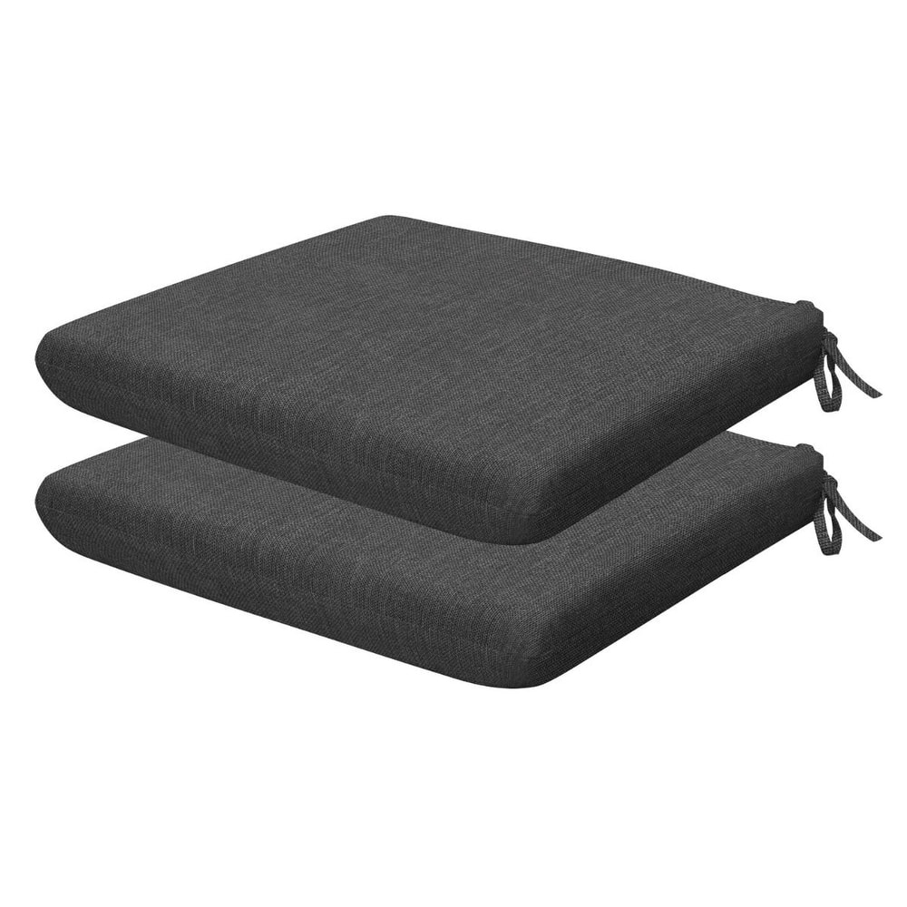 Outdoor Universal Seat Cushion (2-Pack) - 18" wide x 17.5" deep x 2.5" thick