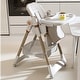 preview thumbnail 3 of 26, KISRAIS Portable Adjustable Baby High Chair with Safety Belt, Silent Lockable Wheels