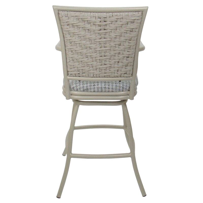 Outdoor/Indoor Metal Pub Set - Erin 30" Swivel Bar Stools - 30" Seat Bar Height