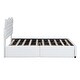 preview thumbnail 15 of 14, Full Size PU Leather Upholstered Platform Bed with 4 Drawers