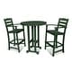 preview thumbnail 15 of 17, POLYWOOD La Casa Caf 3-Piece Bar Set Green