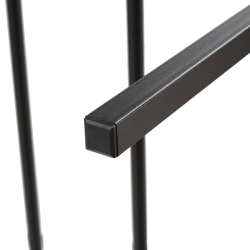 Queen Size Metal Platform Bed Frame with Wooden Headboard, USB, LED Lights, No Box Spring Needed