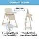 preview thumbnail 7 of 18, 2-in-1 SlimFold High Chair for Babies and Toddler - 9'6" x 13'6"
