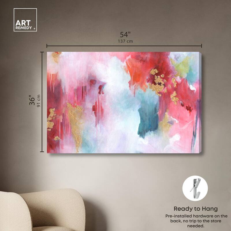 Rolling in Love Canvas by Art Remedy, Gallery Wrapped