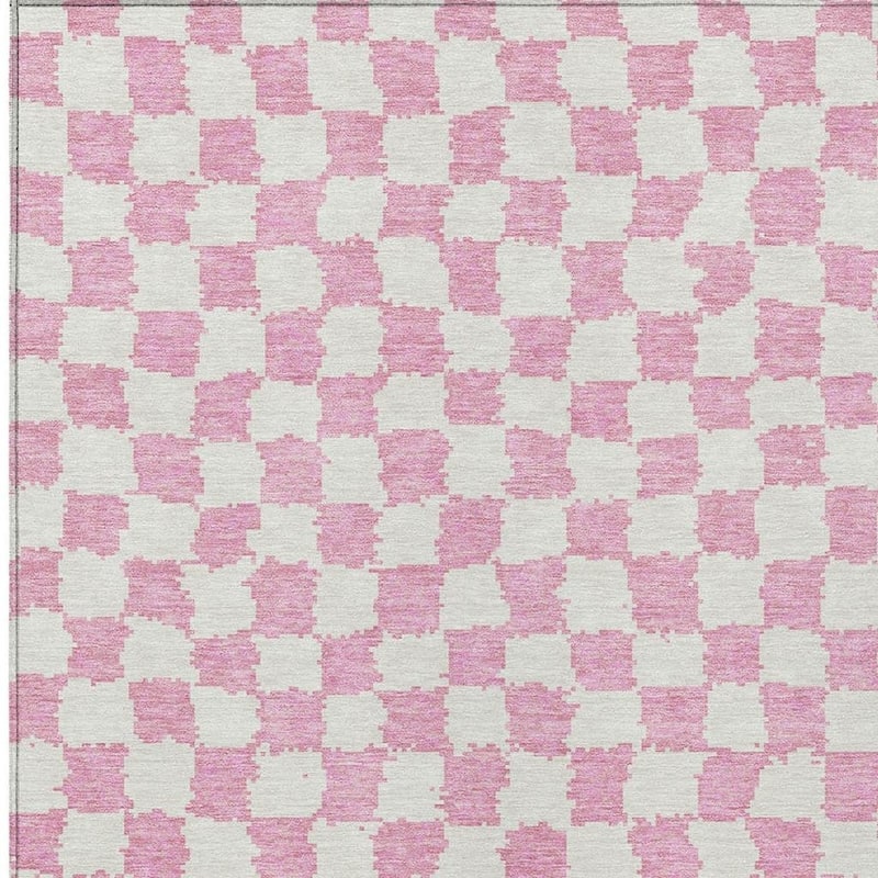 HomeRoots Geometric Transitional Rectangle Outdoor Rug
