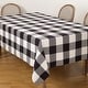 preview thumbnail 4 of 16, Cotton Tablecloth With Buffalo Plaid Design