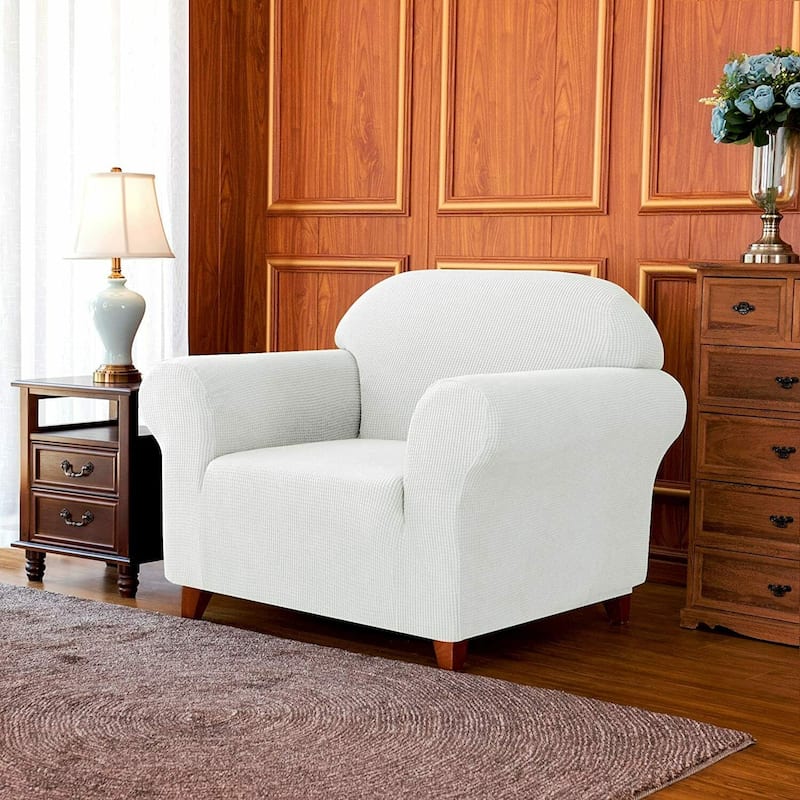 Subrtex 1-Piece Sofa Cover Stretch Soft Couch Loveseat Slipcover