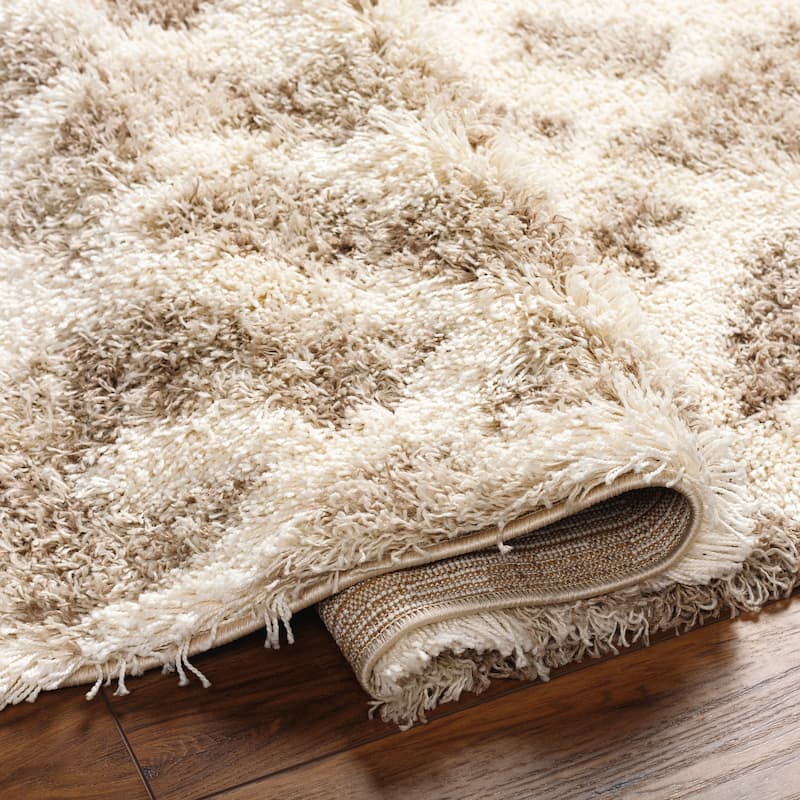 Livabliss Shahida Abstract Geometric Plush Area Rug