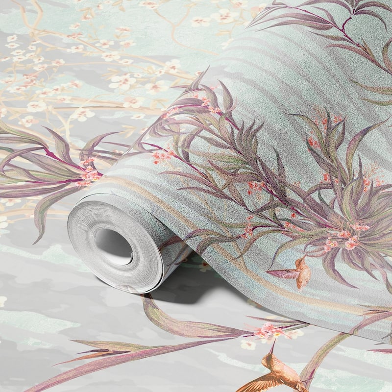 Delicate Wildflowers, Elegant Botanical Wallpaper Mural