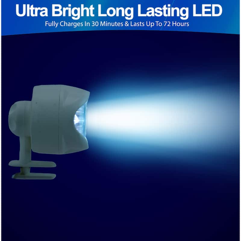 LED Shoe Lights For Crocs - USB Rechargeable, Ultra-Bright Headlights for Shoes, 3 Modes, Waterproof Clip On - regular