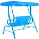 preview thumbnail 2 of 8, Costway Kids Patio Swing Chair Children Porch Bench Canopy 2 Person