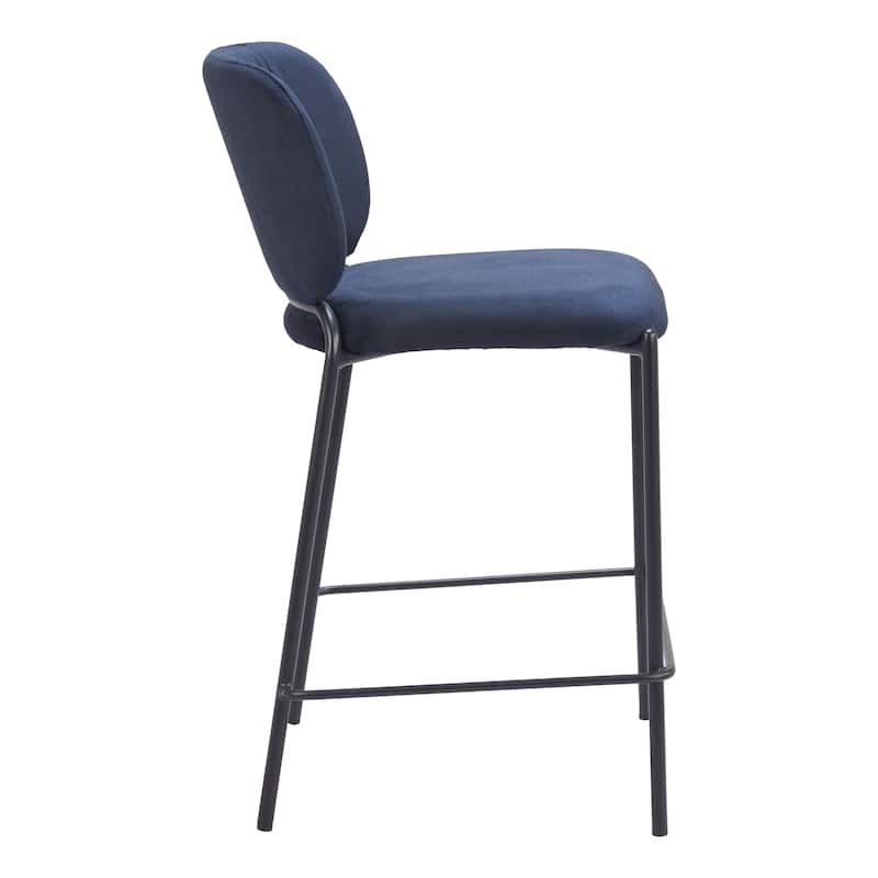 Plat Counter Stool Blue