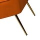 preview thumbnail 101 of 117, Delicia 3 Piece Living Room Set with Golden Legs by HULALA HOME