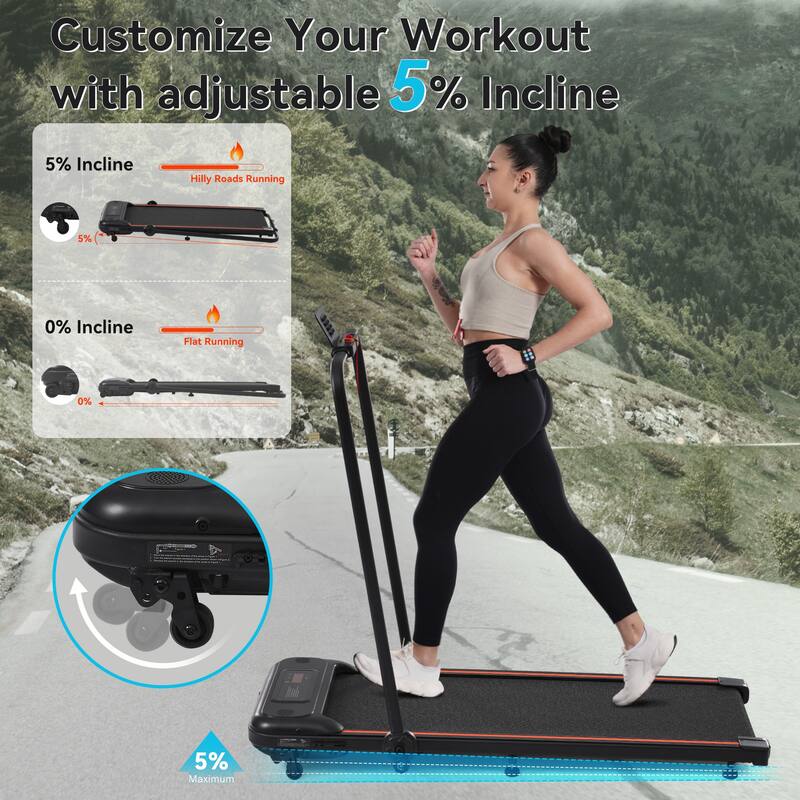 Harper&Bright Designs NEW Folding 2.5HP Walking Treadmill
