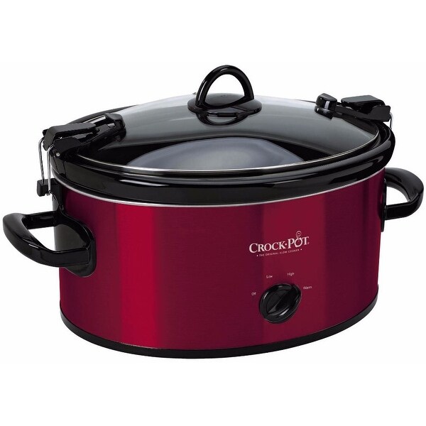 Shop Crock Pot Sccpvl600 R Cook Amp Carry Manual Slow Cooker