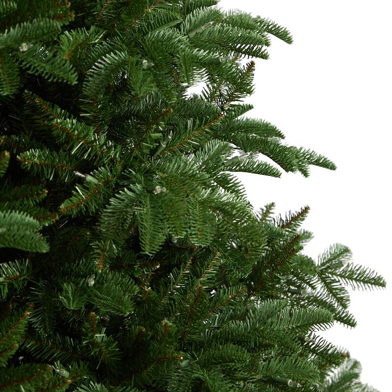 8’ Pre-Lit South Carolina Spruce Artificial Christmas Tree, Warm White Lights - 8 Foot