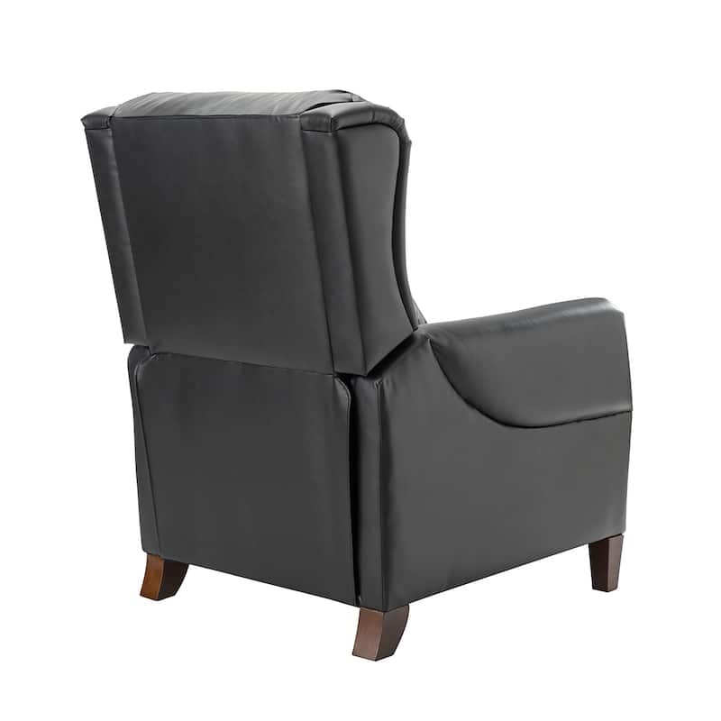 Alicia 32.68" Wide Genuine Leather Manual Recliner