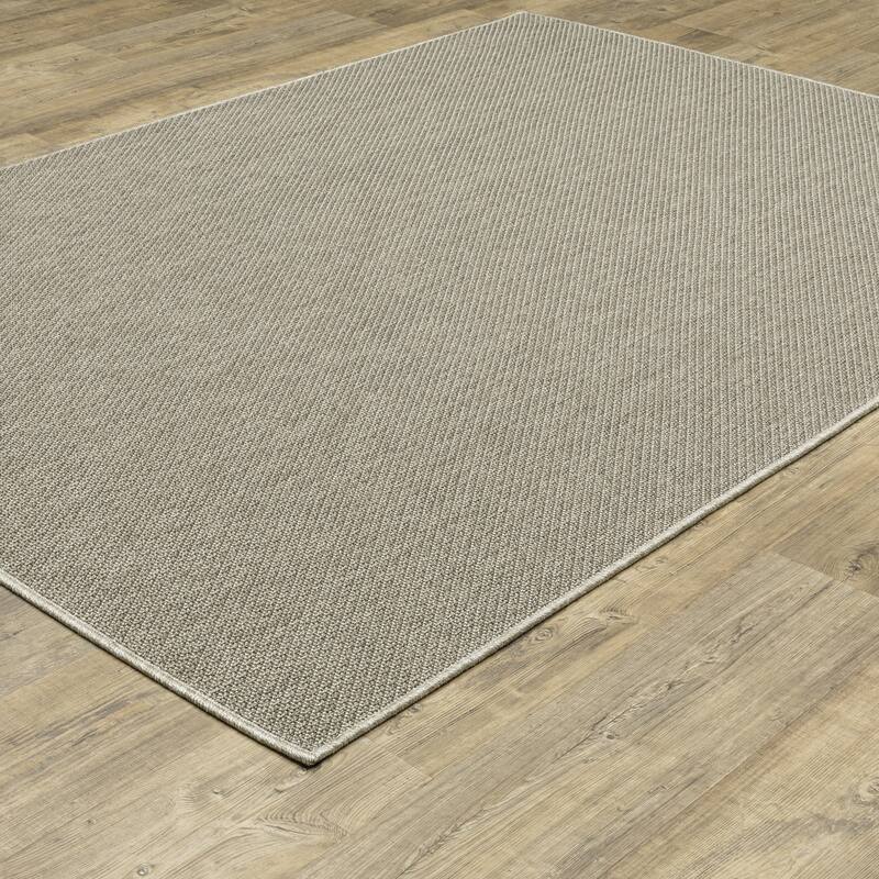 Style Haven Calayan Textured Diamond Grey Ultimate Performance Area Rug~