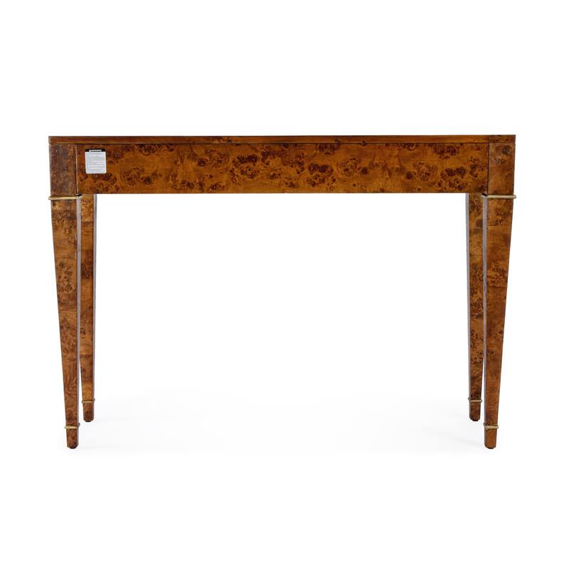 Kai 2 Drawer 46" Burl Wood Console Table